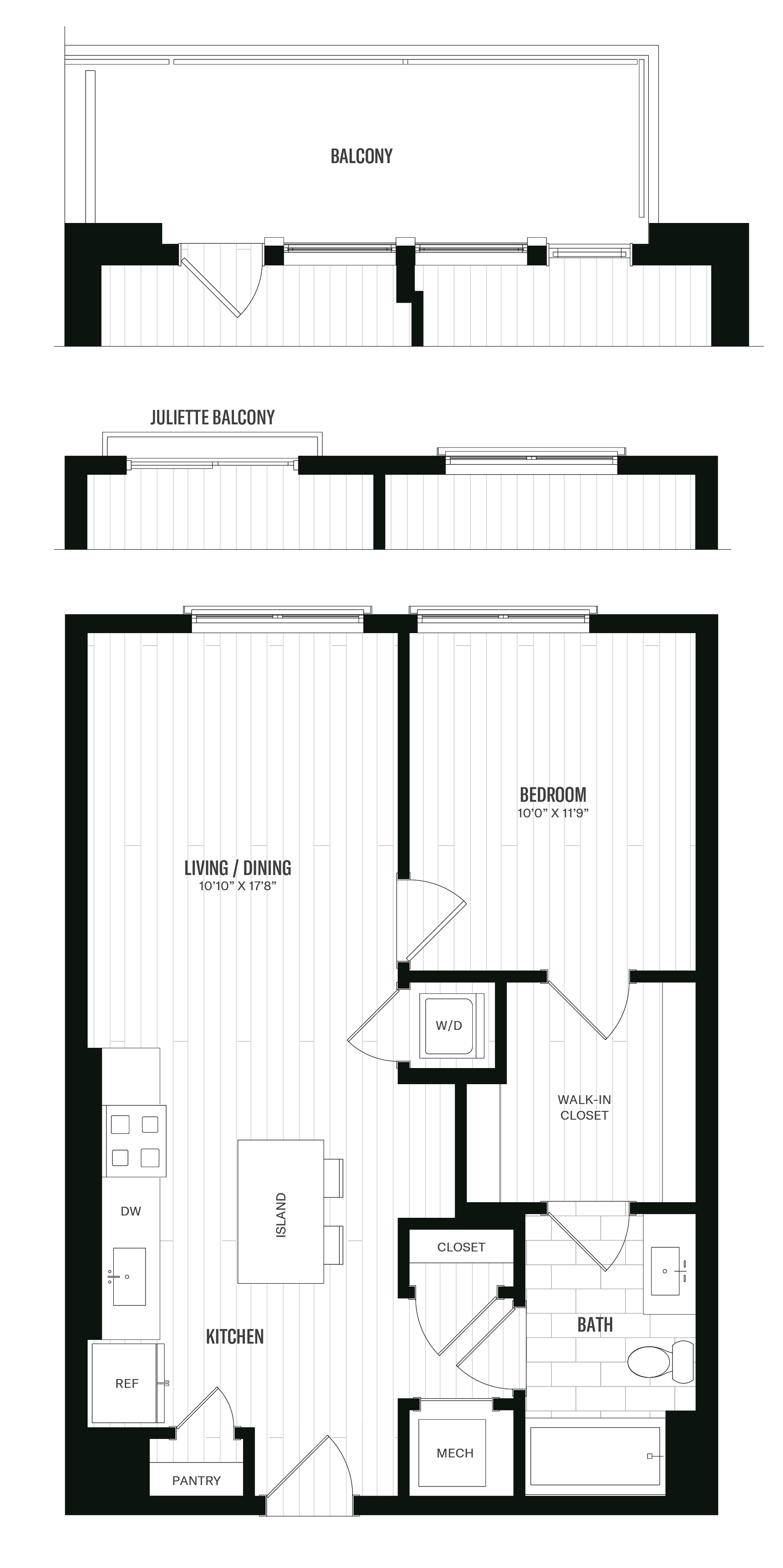 Floorplan image of unit 661